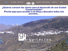 Tablet Screenshot of gr-arquitectos.com
